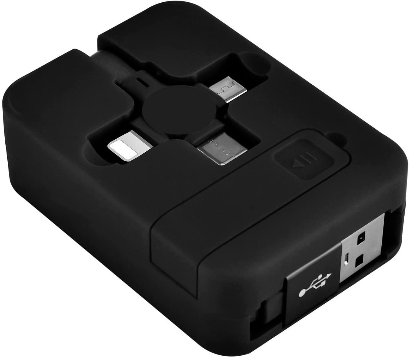 The Ultimate 3-in-1 Retractable Charging Cable & Phone Stand