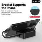 The Ultimate 3-in-1 Retractable Charging Cable & Phone Stand
