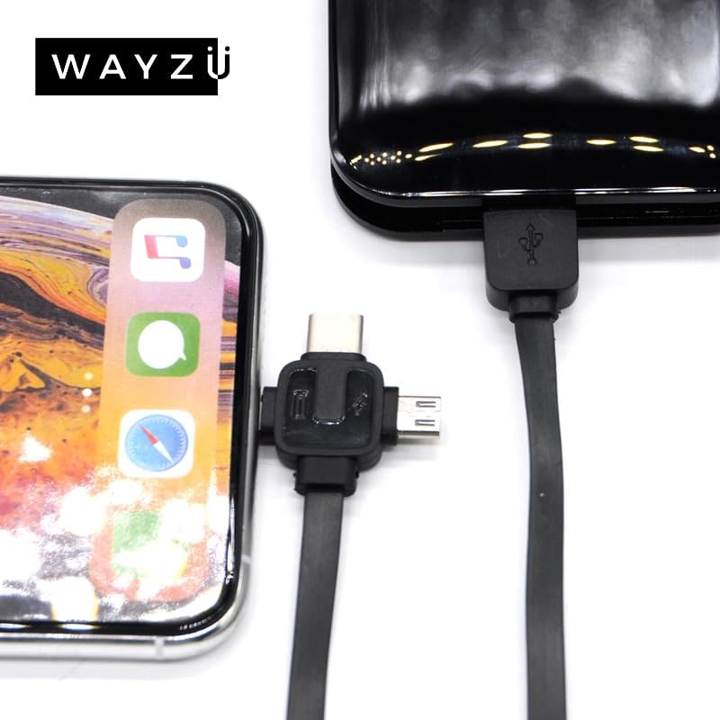 The Ultimate 3-in-1 Retractable Charging Cable & Phone Stand