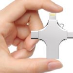 Wayzu® 32GB (4-in-1) USB Flash Drive, Multi-Device Compatibility (Ip,Type C,Adroid,USB A),High Speed,Smartphone,Laptop,Tablet,Portable Storage,Easy & Fast Data Transfer, i-phone,i-pad,ios,Android